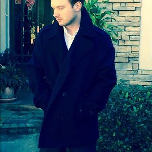 Men’s Large Wool Coat Calvin Klein